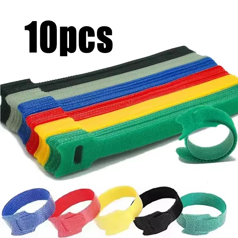 Gear Tie Reusable - 10-50Pcs 다목적 패스너 케이블 스트랩 테이프