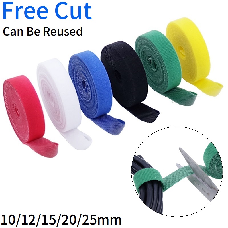 Gear Tie Reusable - 1/5M 케이블 타이 재사용 가능한 접착