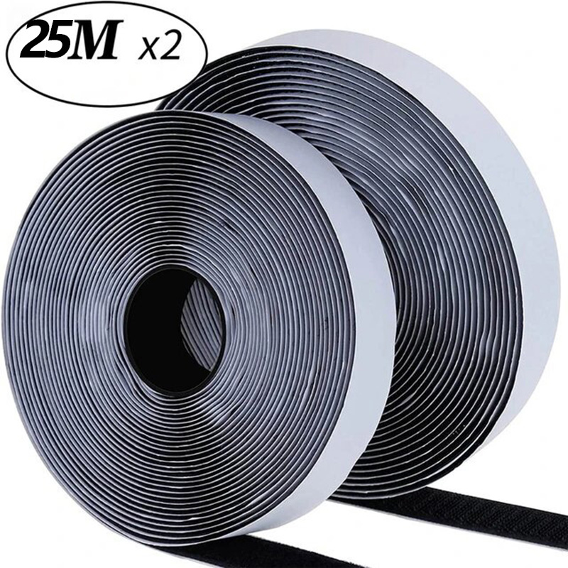 셀프 접착식 훅앤루프 테이프 1M 5M 25M 나일론  - Gear Tie Reusable 리뷰 및 가격