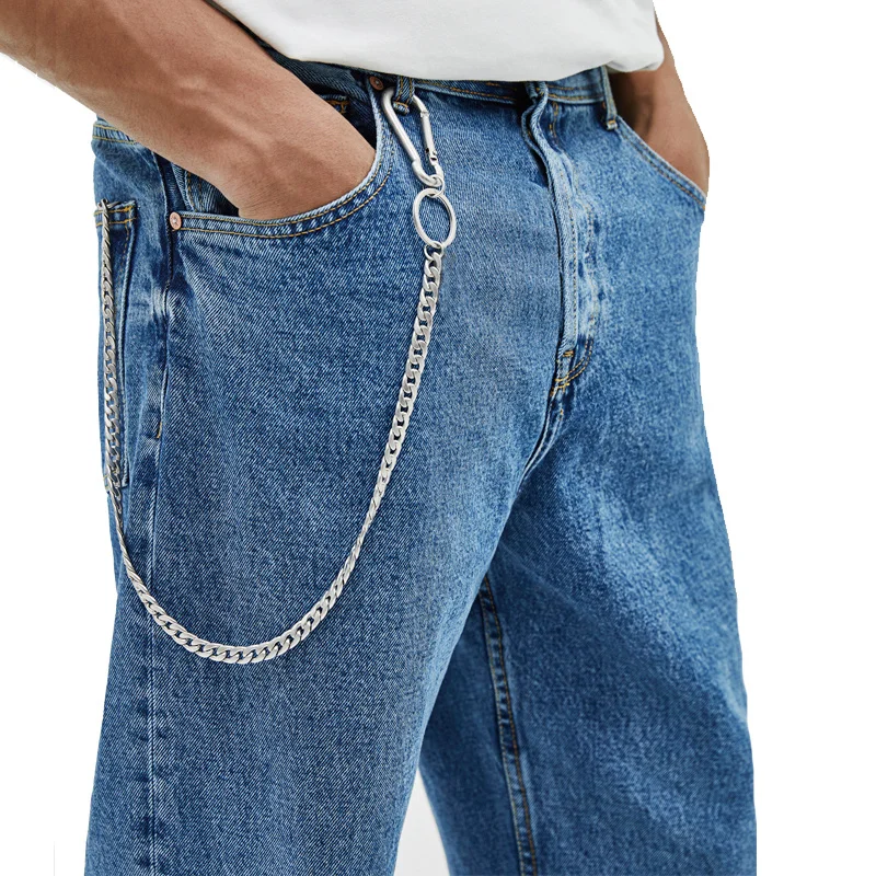 스테인레스 스틸 펑크 힙합 트렌디 벨트 허리 열쇠 고리 - Wallet Slim Titanium 리뷰 및 가격