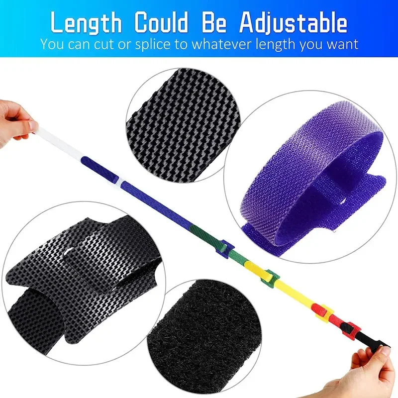 재사용 가능한 고정 케이블 타이 후크 및 루프 케이블  - Gear Tie Reusable 리뷰 및 가격