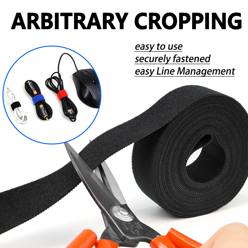 1롤 5M 재사용 가능한 후크 루프 나일론 고정 케이블 - Gear Tie Reusable 리뷰 및 가격