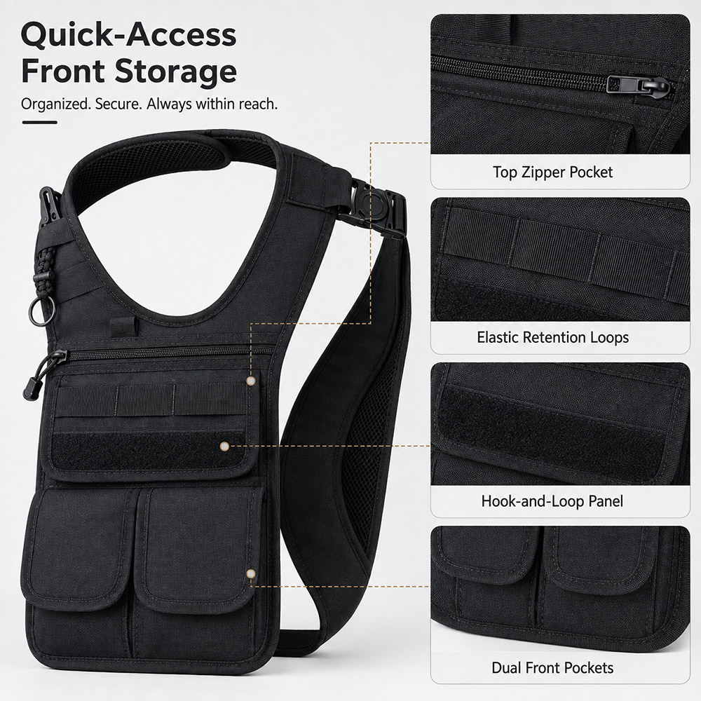 전술용 숨김형 겨드랑이 도구 가방 MOLLE 멀티포켓  - Edc Carry Pocket Pouch 리뷰 및 가격