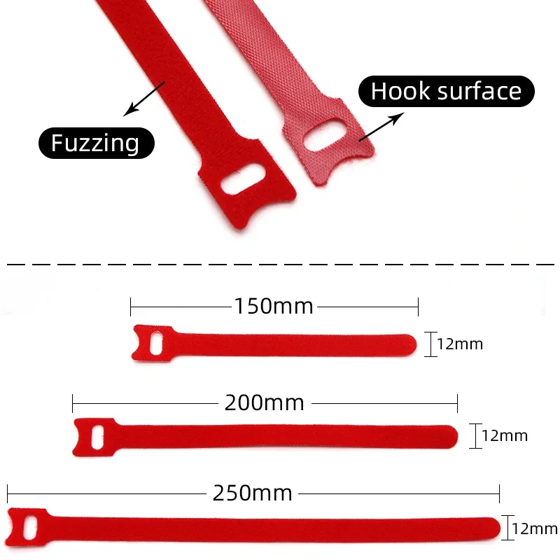 50/100pcs 분리 가능한 케이블 타이 플라스틱 고 - Gear Tie Reusable 리뷰 및 가격
