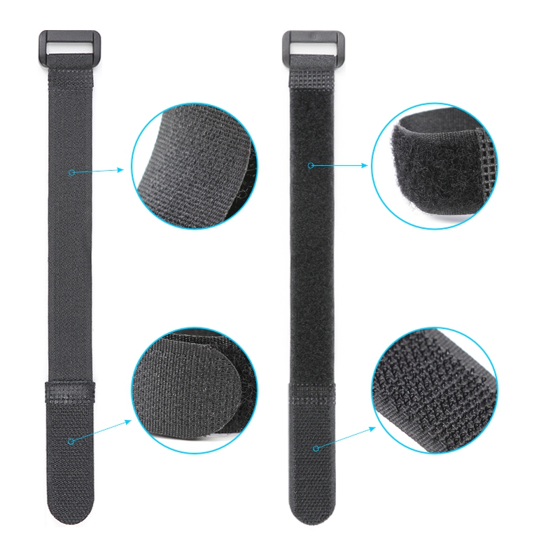 20Pcs 블랙 후크 및 루프 스트랩 고정 케이블 타이 - Gear Tie Reusable 리뷰 및 가격