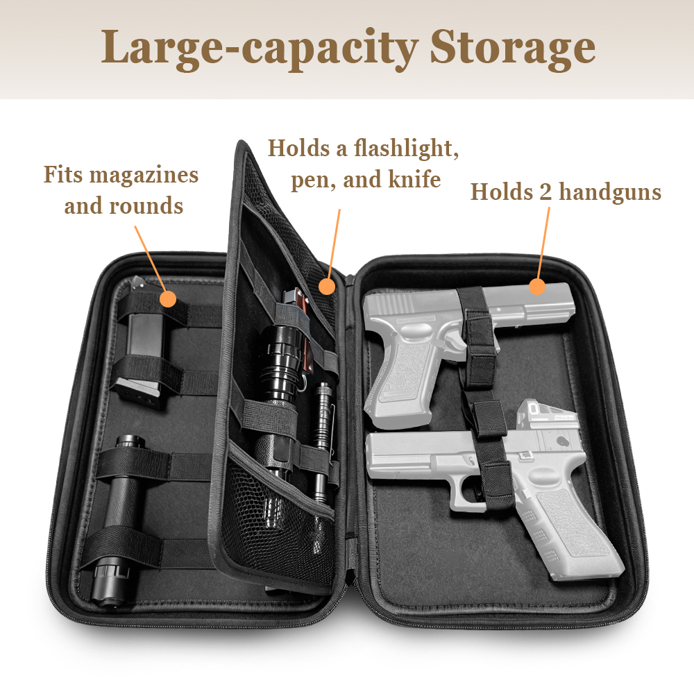 전술 권총 케이스 듀얼 건 보관 가방 은닉 휴대 권총  - Edc Carry Gun 리뷰 및 가격