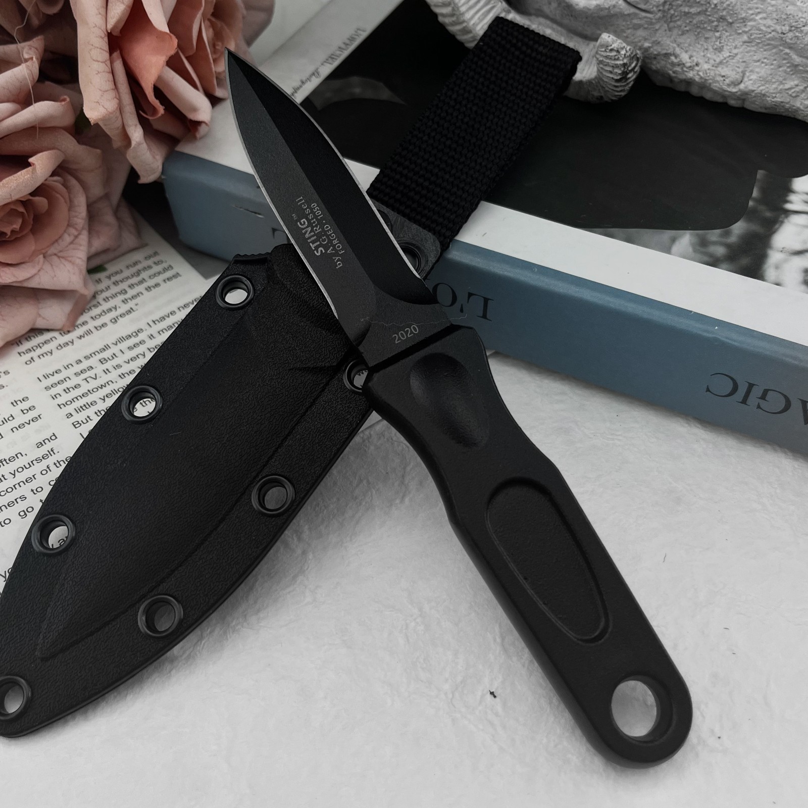 다용도 고정날 나이프 8Cr13MoV 스틸 아웃도어 캠 - Edc Everyday Carry Gear 리뷰 및 가격