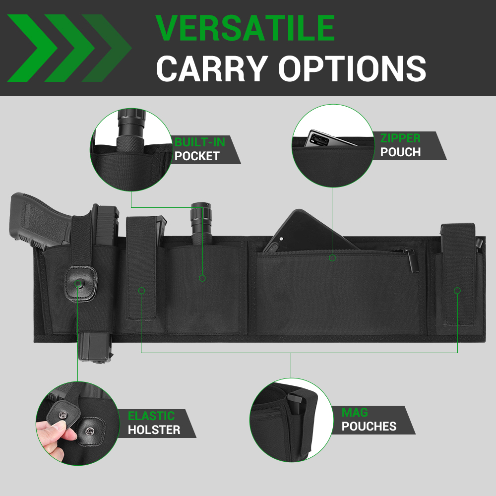 벨리밴드 건 홀스터 은닉 휴대 권총 홀스터 허리 밴드  - Edc Carry Gun 리뷰 및 가격